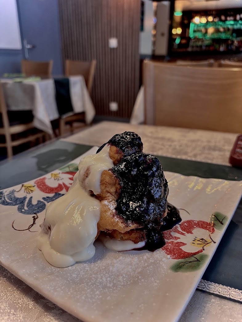 Desert servit în restaurant